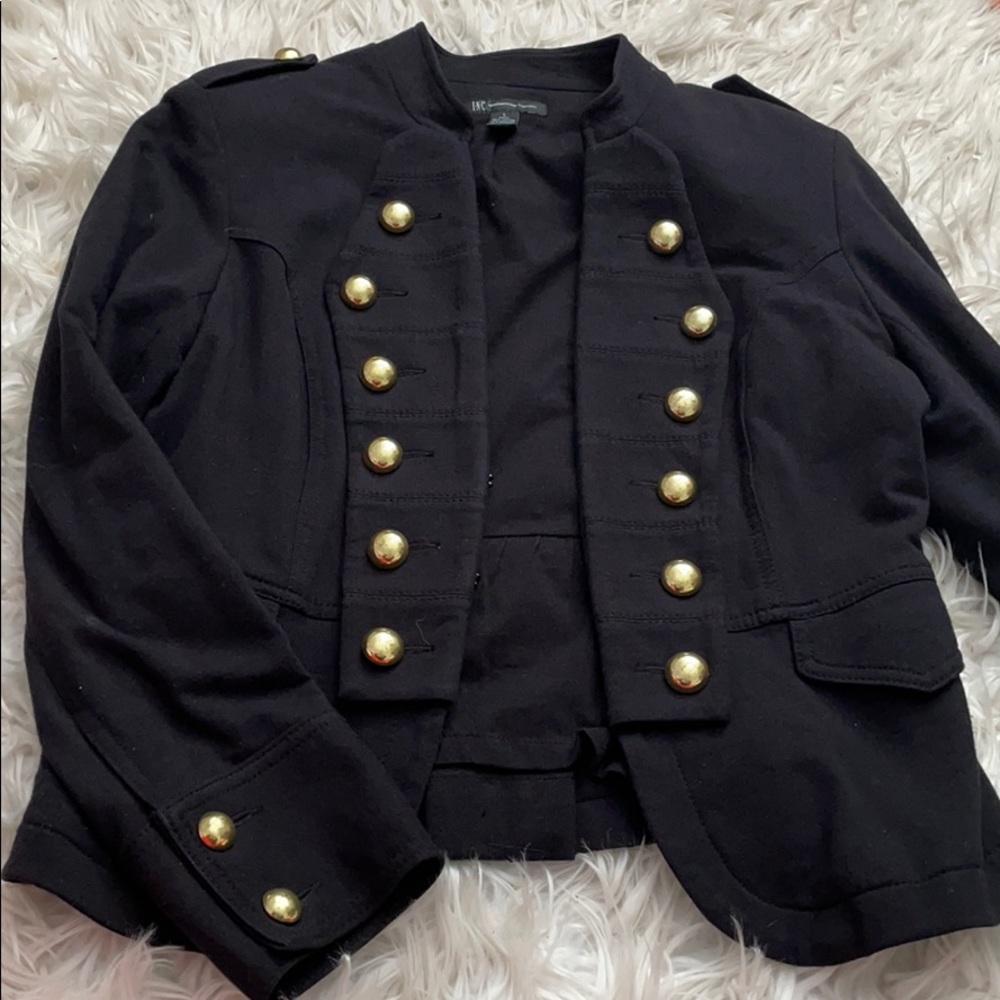 INC Black Blazer in Large